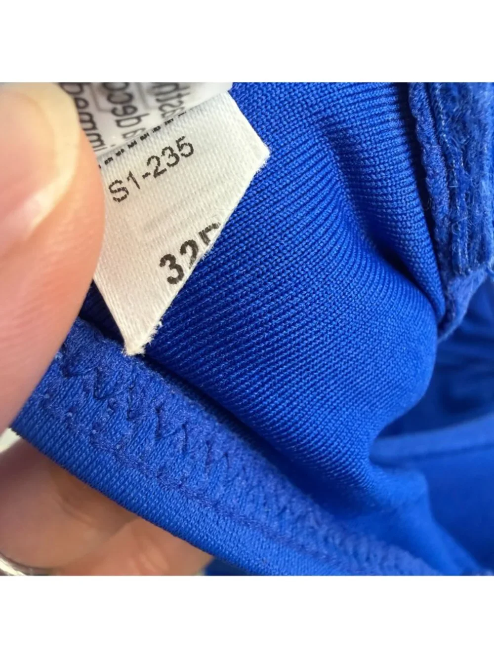Victoria's Secret Swim Bikini Cobalt Blue Set Small Bottoms 32D Underwire Top